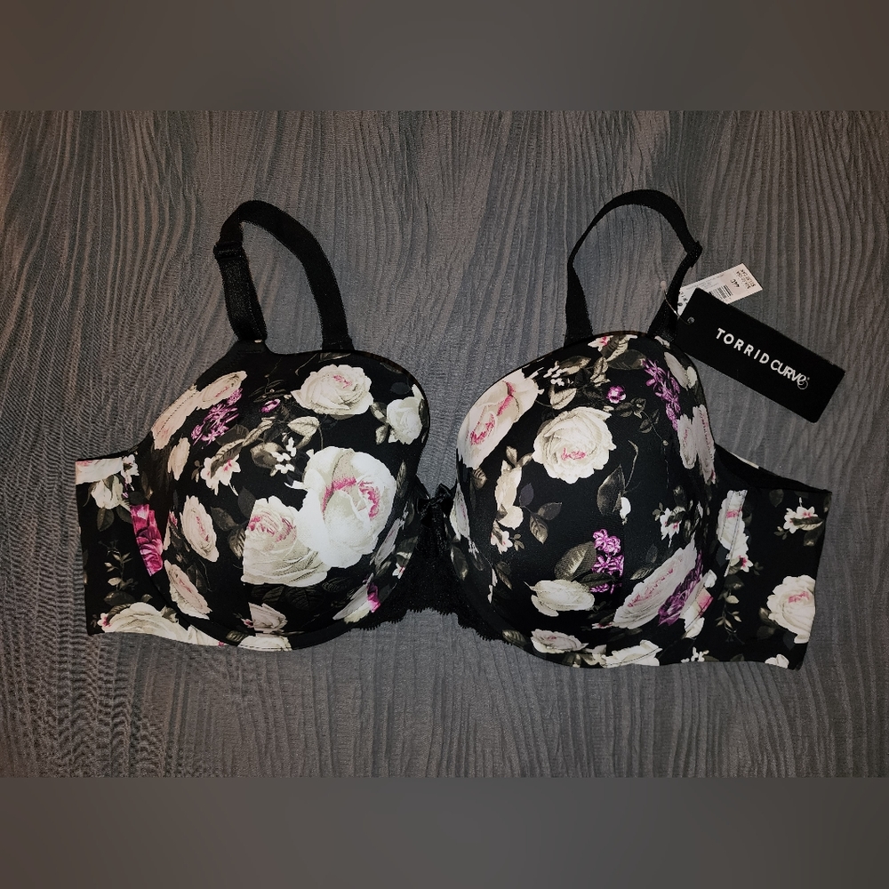 Torrid 44C Pushup T-Shirt Bra